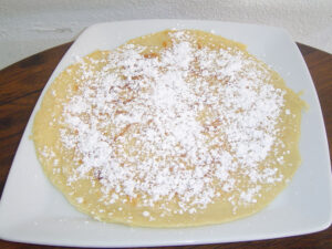 pancake-with-icing-sugar